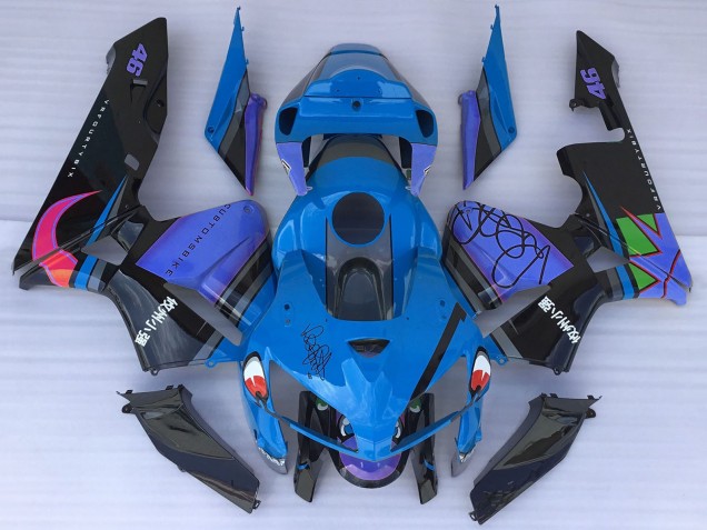 2005-2006 Blue Shark Honda CBR600RR Motorcycle Fairings Australia