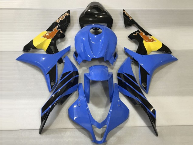 2007-2008 Blue Yellow Glossy Black Red Bull Honda CBR600RR Motorcycle Fairings Australia