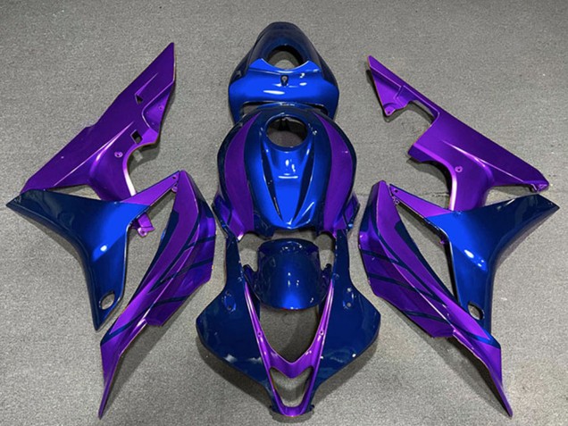2007-2008 Blue Purple Honda CBR600RR Motorcycle Fairings Australia
