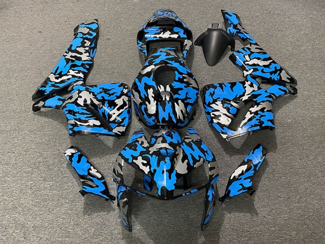 2005-2006 Camouflage Blue Honda CBR600RR Motorcycle Fairings Australia
