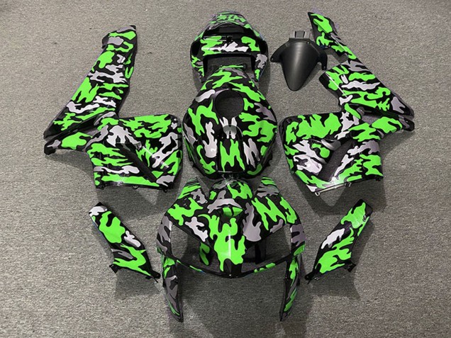 2005-2006 Camouflage Green Honda CBR600RR Motorcycle Fairings Australia