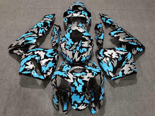 2005-2006 Camouflage Light Blue Honda CBR600RR Motorcycle Fairings Australia