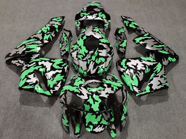 2005-2006 Camouflage Light Green Honda CBR600RR Motorcycle Fairings Australia