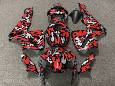2005-2006 Camouflage Red Honda CBR600RR Motorcycle Fairings Australia