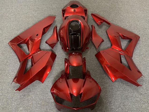 2013-2023 Candy Red and Black Honda CBR600RR Motorcycle Fairings Australia