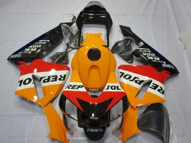 2003-2004 Orange White Red Glossy Black Repsol Honda CBR600RR Complete Motorcycle Fairing Kits Australia