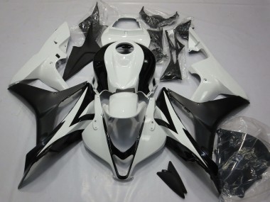 2007-2008 White Matte Black Honda CBR600RR Motorcycle Fairing Kits Australia