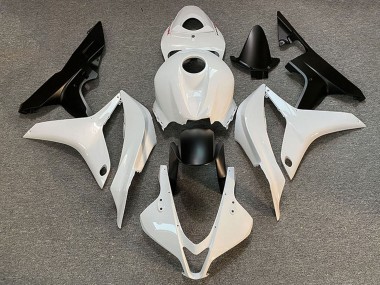 2007-2008 White Matte Black Honda CBR600RR Motorcycle Fairing Australia