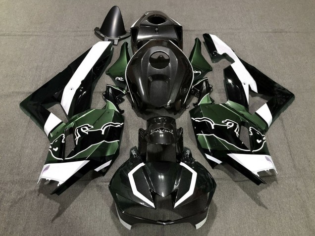 2013-2023 Black Carbon Fiber White Green Bull Honda CBR600RR Motorcycle Fairings Australia