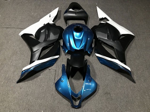 2009-2012 White Blue Matte Black Honda CBR600RR Motorcycle Fairings Australia