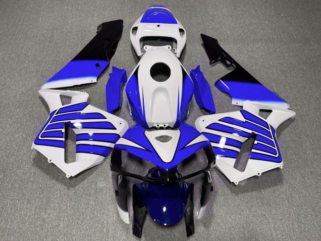 2005-2006 White Blue Wings Honda CBR600RR Motorcycle Fairings Australia