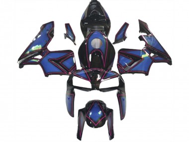 2005-2006 Deep Blue Pink Outline Honda CBR600RR Motorcycle Fairings Australia