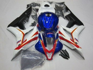 2007-2008 White Red Blue HRC Honda CBR600RR Motorcycle Fairing Australia