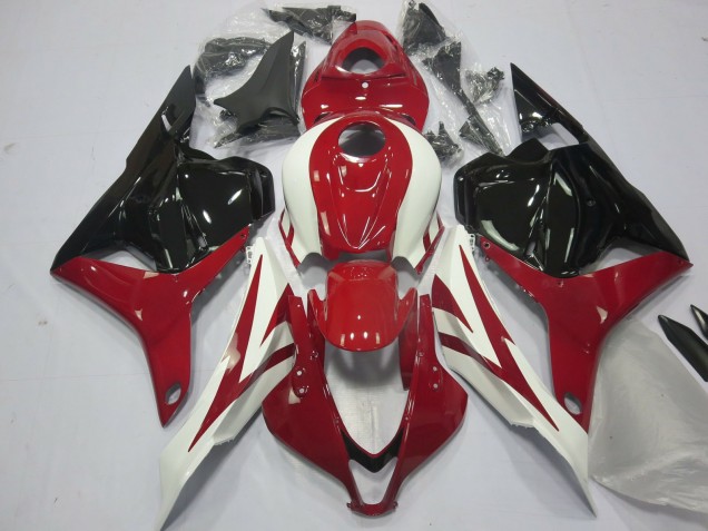 2009-2012 White Red Glossy Black OEM Style Honda CBR600RR Motorcycle Fairings Australia