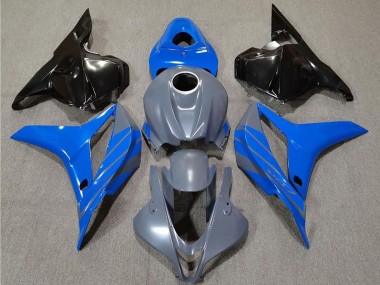 2009-2012 Grey Blue Glossy Black Honda CBR600RR Motorcycle Fairings Australia