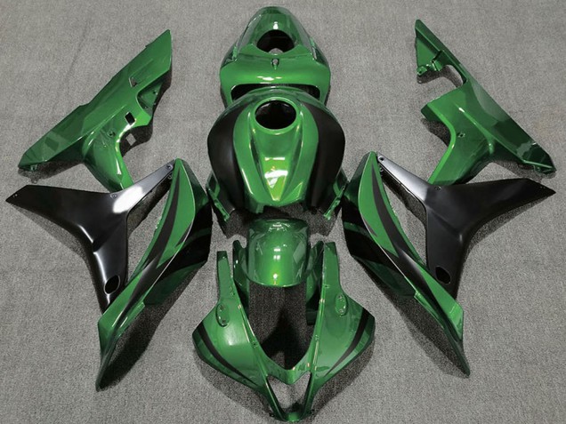 2007-2008 Green Glossy Black OEM Style Honda CBR600RR Motorcycle Fairings Australia