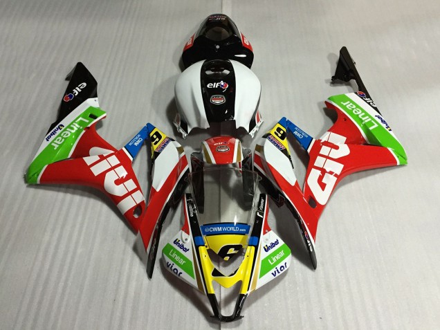 2007-2008 White Red Green Yellow Glossy Black Givi 6 Honda CBR600RR Motorcycle Fairings Australia