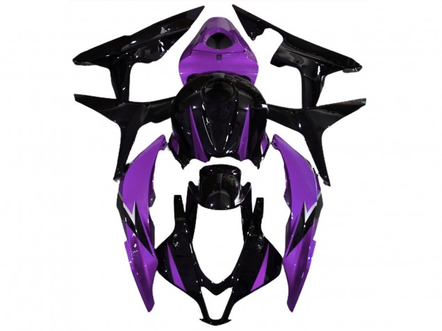 2007-2008 Purple Glossy Black Honda CBR600RR Motorcycle Fairings Australia