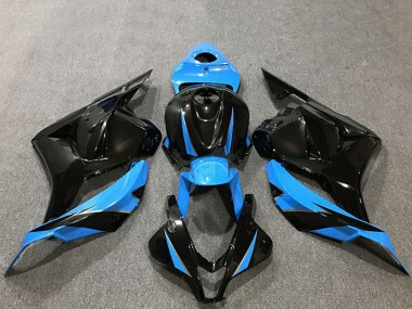 2009-2012 Sky Blue Glossy Black Honda CBR600RR Motorcycle Fairings Australia