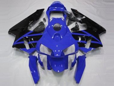 2003-2004 Blue Glossy Black Stripe Honda CBR600RR Motorcycle Fairings Australia