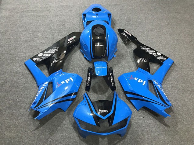 2013-2023 Blue Glossy Black Honda CBR600RR Motorcycle Fairings Australia