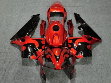 2003-2004 Red Glossy Black Honda CBR600RR Motorcycle Fairing Australia