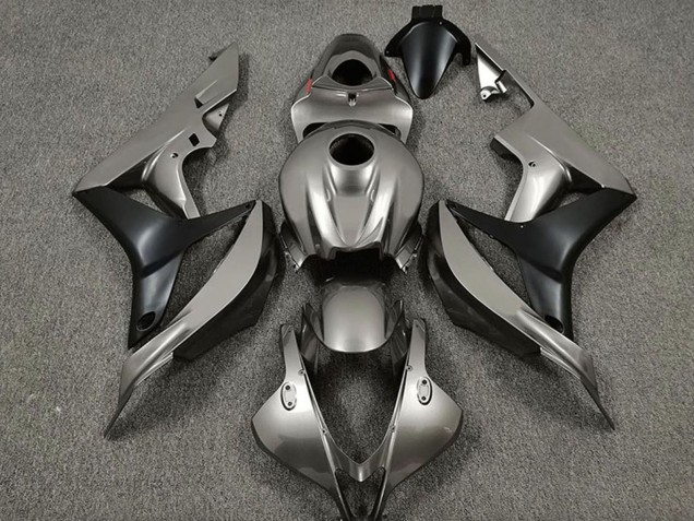 2007-2008 Silver Matte Black Honda CBR600RR Motorcycle Fairings Australia