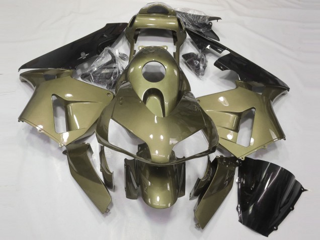2003-2004 Olive Glossy Black Honda CBR600RR Motorcycle Fairings Australia