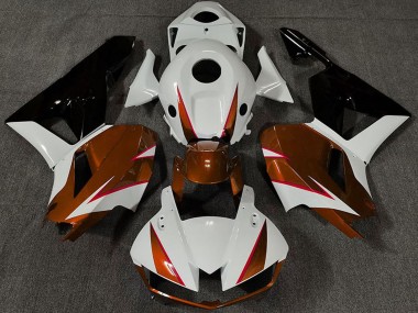2013-2023 White Dark Orange Glossy Black Honda CBR600RR Motorcycle Fairings Australia