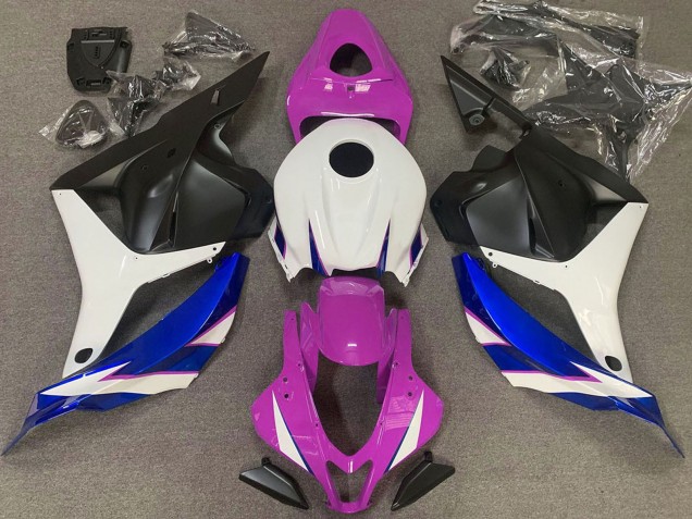 2009-2012 White Pink Blue Matte Black Honda CBR600RR Motorcycle Fairings Australia