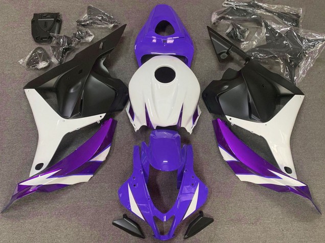 2009-2012 White Light Purple Blue Matte Black Honda CBR600RR Motorcycle Fairings Australia