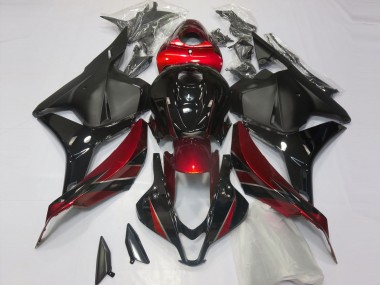 2009-2012 Red Glossy Black Matte Black Honda CBR600RR Motorcycle Fairings Australia