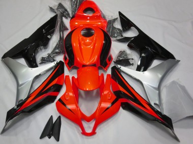 2007-2008 Silver Red Glossy Black OEM Style Honda CBR600RR Motorcycle Fairing Australia