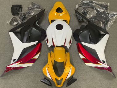 2009-2012 White Red Yellow Matte Black Honda CBR600RR Motorcycle Fairings Australia