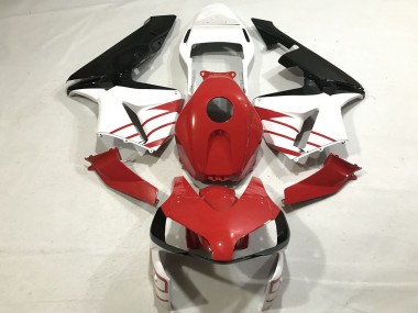 2003-2004 White Red Glossy Black Honda CBR600RR Motorcycle Fairings Australia