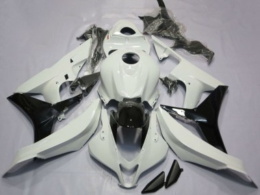 2007-2008 White Glossy Black Honda CBR600RR Motorcycle Fairings Australia