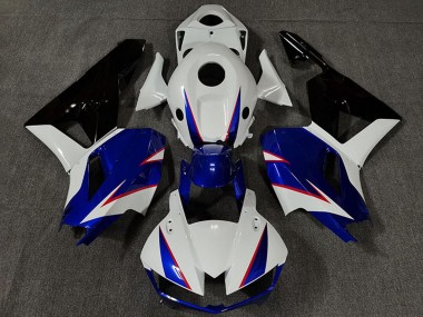 2013-2023 White Blue Glossy Black Honda CBR600RR Motorcycle Fairings Australia