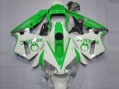 2003-2004 White Green Pramac Honda CBR600RR Motorcycle Fairings Australia
