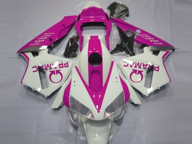 2003-2004 White Pink Pramac Honda CBR600RR Motorcycle Fairings Australia