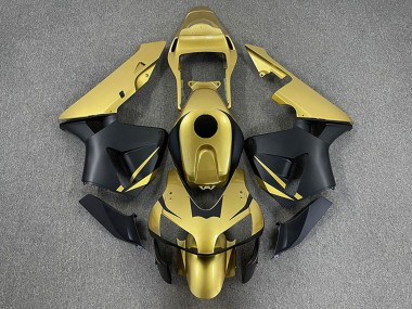 2003-2004 Gold Matte Black Honda CBR600RR Motorcycle Fairings Australia
