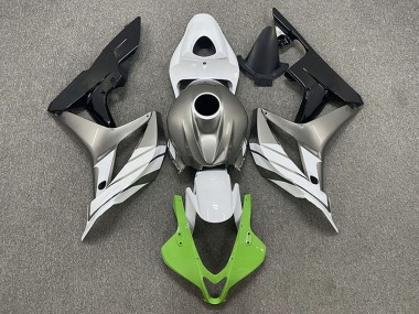 2007-2008 Silver White Green Glossy Black Honda CBR600RR Motorcycle Fairings Australia