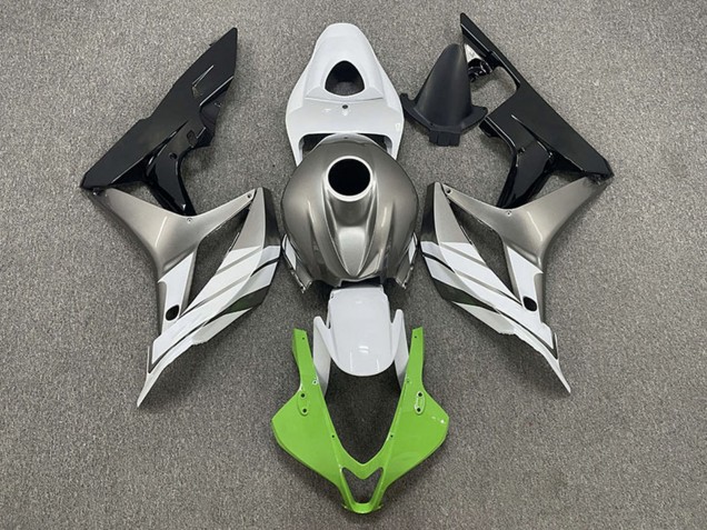 2007-2008 Silver White Green Glossy Black Honda CBR600RR Motorcycle Fairings Australia