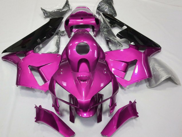 2005-2006 Hot Pink Black CBR Style Honda CBR600RR Motorcycle Fairings Australia