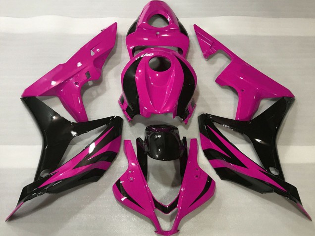 2007-2008 Pink Glossy Black OEM Style Honda CBR600RR Motorcycle Fairing Australia