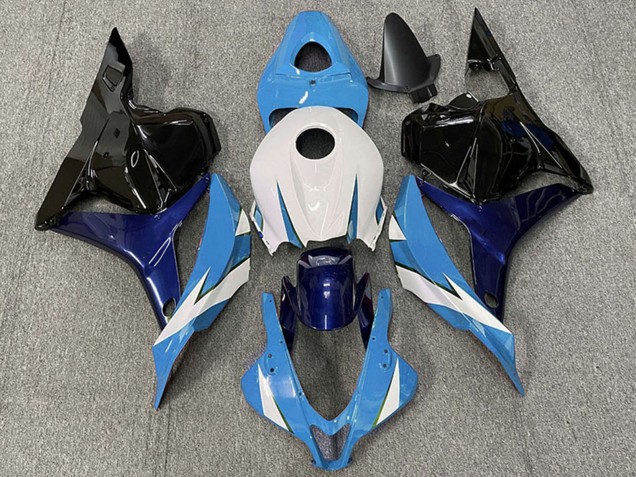 2009-2012 White Blue Glossy Black Honda CBR600RR Motorcycle Fairing Australia