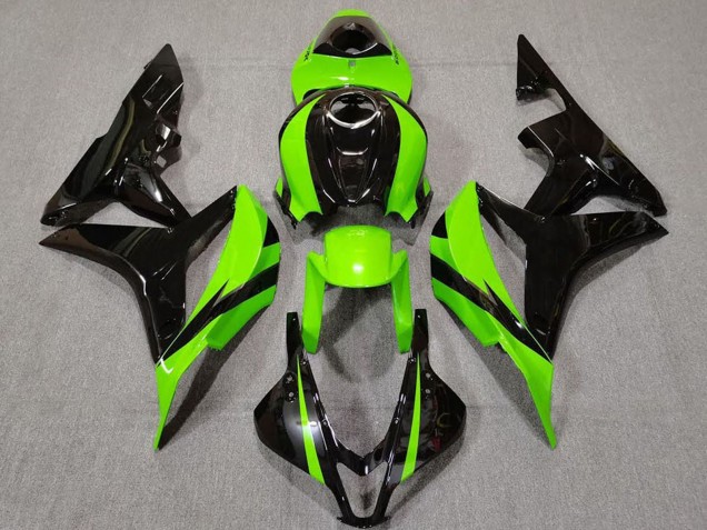 2007-2008 Green Glossy Black Honda CBR600RR Motorcycle Fairing Australia