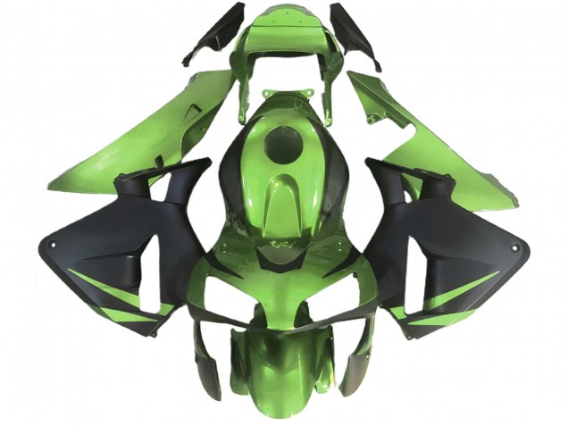 2003-2004 Lizard Green Matte Black Honda CBR600RR Motorcycle Fairings Australia