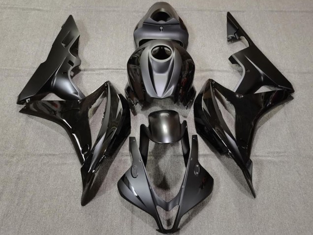 2007-2008 Glossy Black Matte Black Honda CBR600RR Motorcycle Fairings Australia