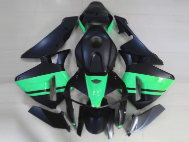 2005-2006 Matte Black Special Green Honda CBR600RR Motorcycle Fairings Australia