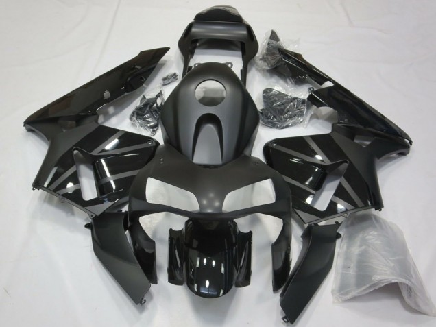 2003-2004 Glossy Black Matte Black Honda CBR600RR Motorcycle Fairings Australia